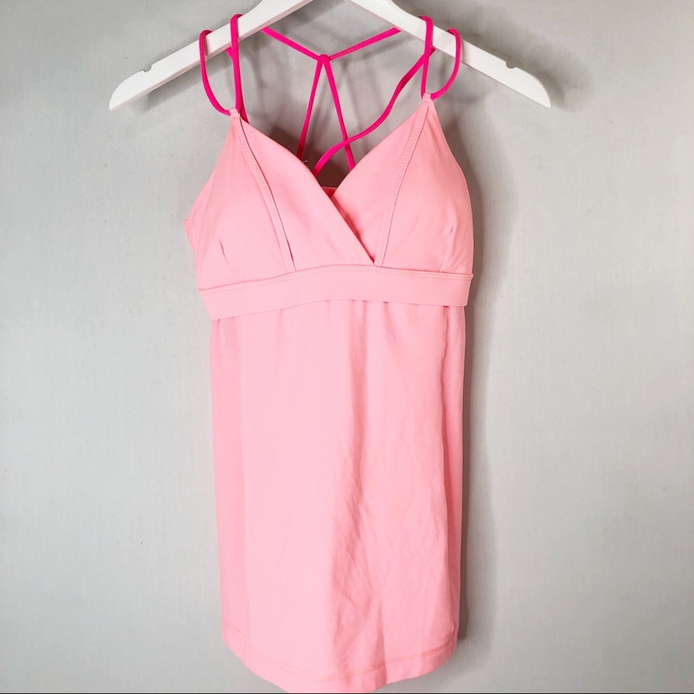 Lululemon Pink Yoga Tank Top Size 10